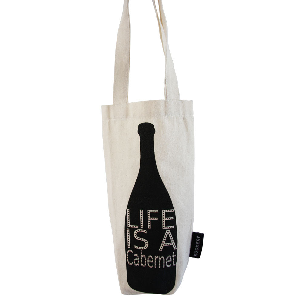 Wine tote - Vote for Pedro Ximenez | Life is a Cabernet | Once upon a vine