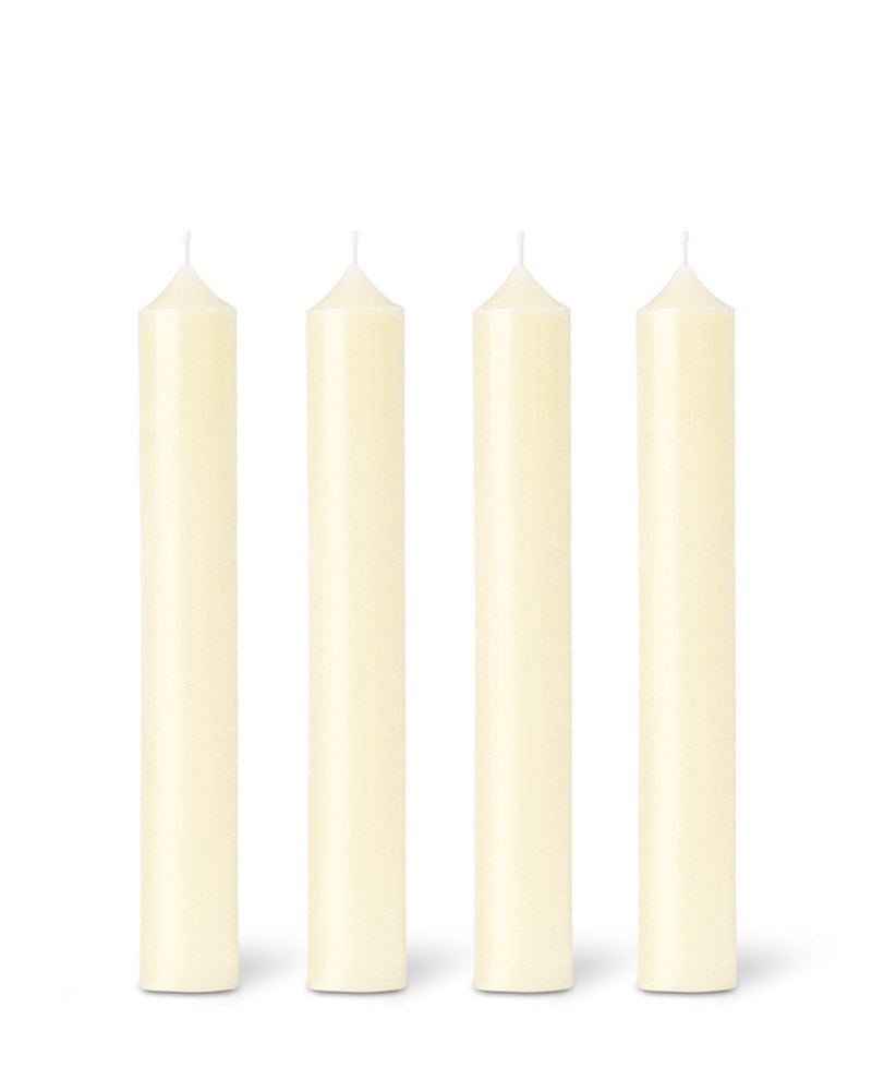 Set of four Dinner candles
