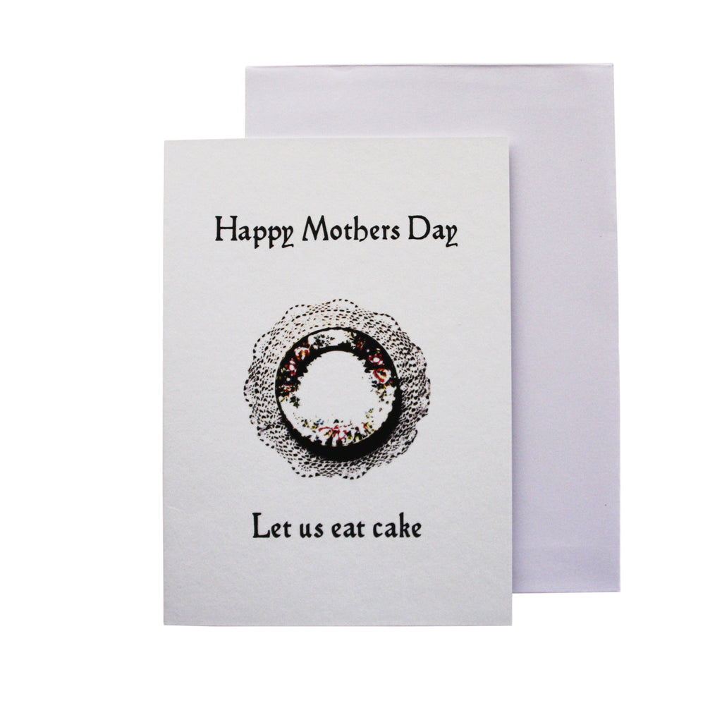 Happy Mother's Day, Let us eat cake' card