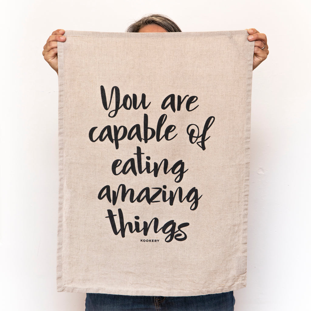 You are capable of eating amazing things