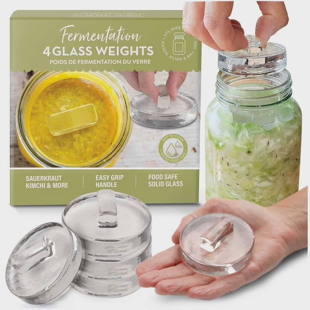 Glass Fermentation weights Set of 4